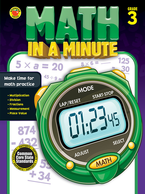 Title details for Math in a Minute, Grade 3 by Brighter Child - Available